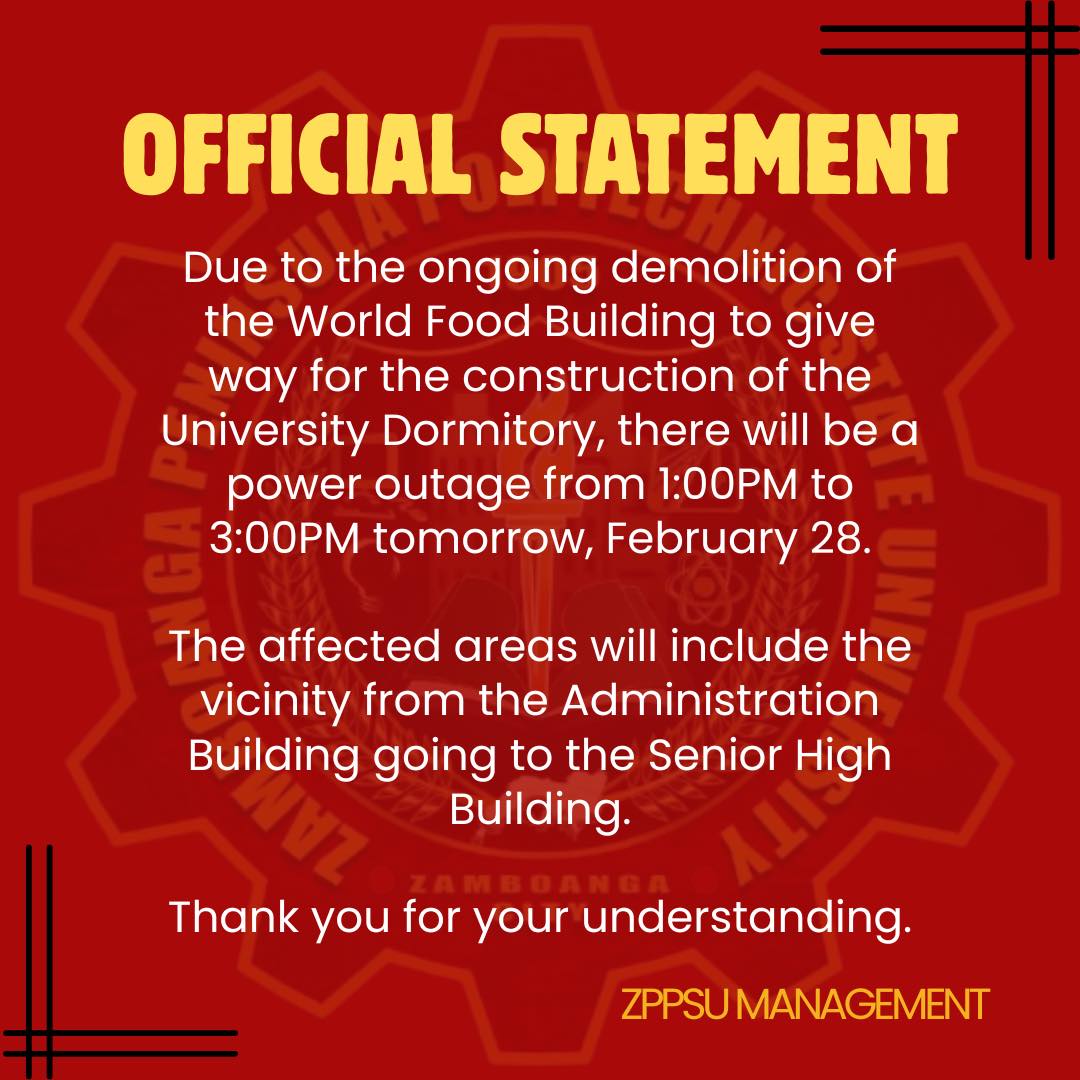 𝗛𝗘𝗔𝗗𝗦 𝗨𝗣 | Power outage announcement