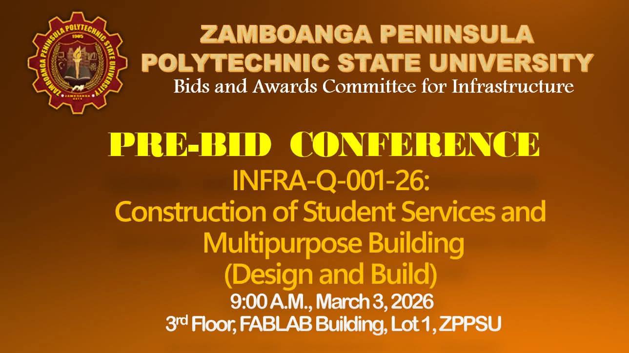 𝗔𝗡𝗡𝗢𝗨𝗡𝗖𝗘𝗠𝗘𝗡𝗧 | Pre-Bid Conference for INFRA-Q-001-2026