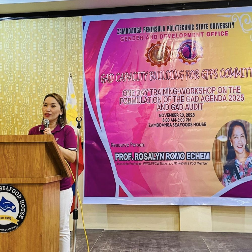 ZPPSU-GAD Hosts Training-Workshop on GAD Agenda 2025