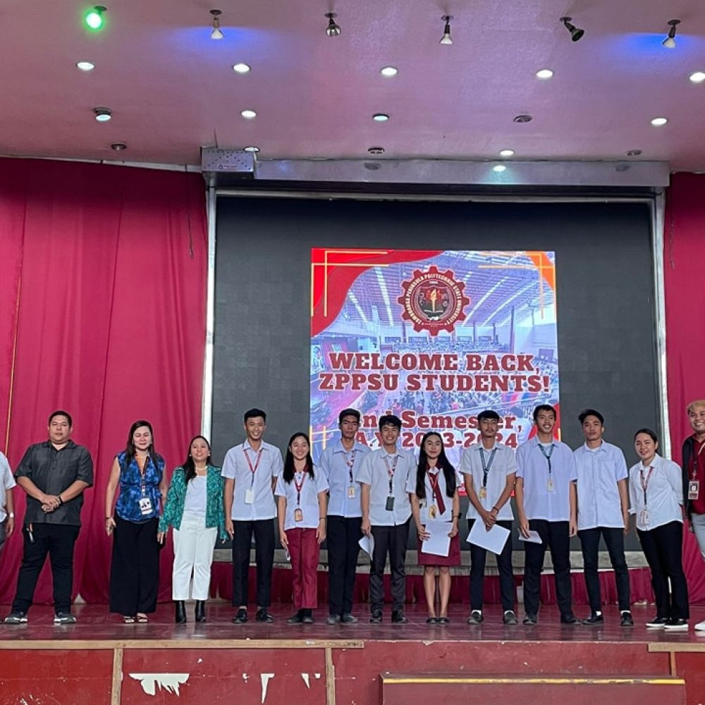 The newly organized University Varsity Council (UVC) for student-athletes in Zamboanga Peninsula Polytechnic State University