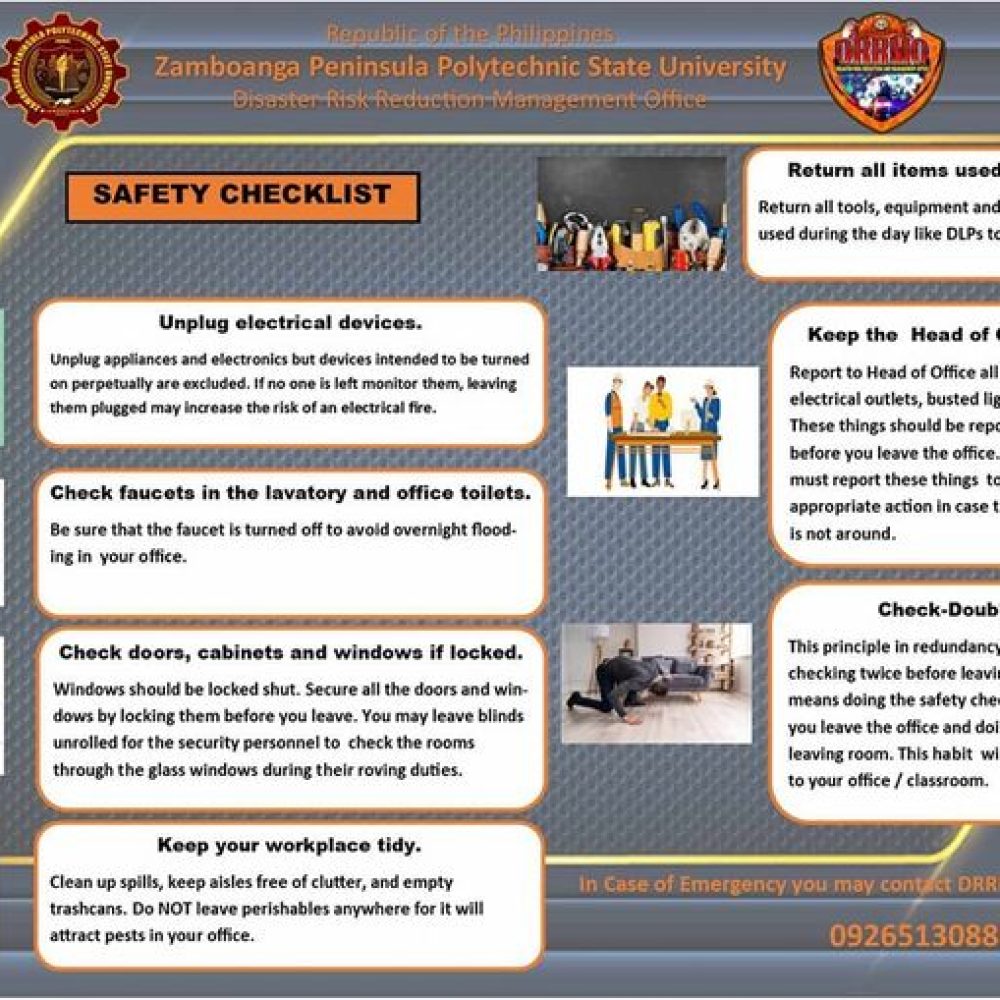 SAFETY CHECKLIST