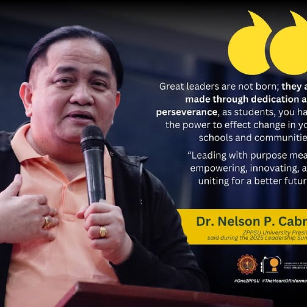 Dr. Nelson P. Cabral, firmly advocated for good and principled leadership during the 2025 Leadership Summit
