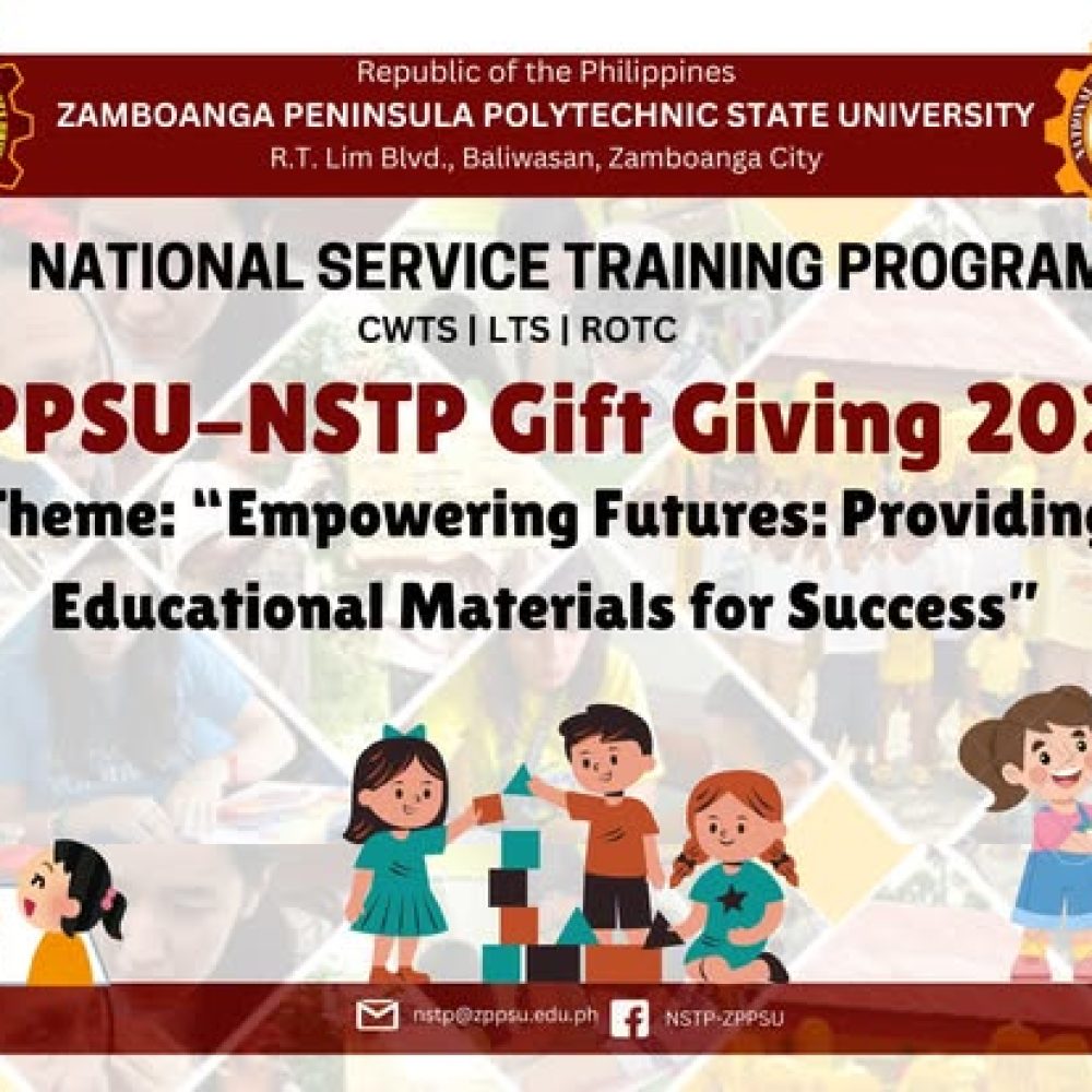 NSTP-ZPPSU HOSTS GIFT-GIVING EVENT AT LAPAKAN ELEMENTARY SCHOOL