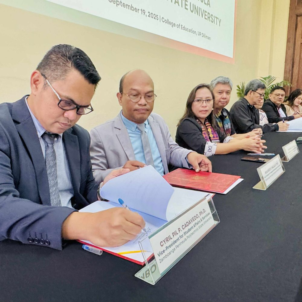 ZPPSU inks academic partnership with UP Diliman
