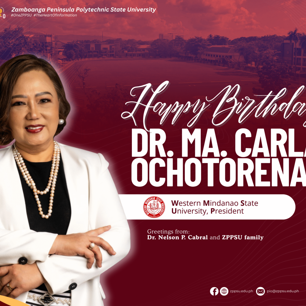 𝗛𝗮𝗽𝗽𝘆 𝗕𝗶𝗿𝘁𝗵𝗱𝗮𝘆 𝘁𝗼 𝘁𝗵𝗲 𝗲𝗺𝗽𝗼𝘄𝗲𝗿𝗲𝗱 𝗪𝗠𝗦𝗨 𝗣𝗿𝗲𝘀𝗶𝗱𝗲𝗻𝘁, 𝗗𝗿𝗮. 𝗠𝗮. 𝗖𝗮𝗿𝗹𝗮 𝗔. 𝗢𝗰𝗵𝗼𝘁𝗼𝗿𝗲𝗻𝗮!
