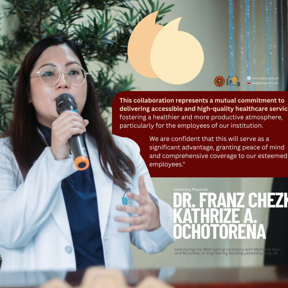 Medicare, MLhuillier as healthcare partners of ZPPSU